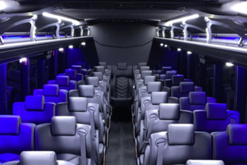 Inglewood Charter Bus Interior