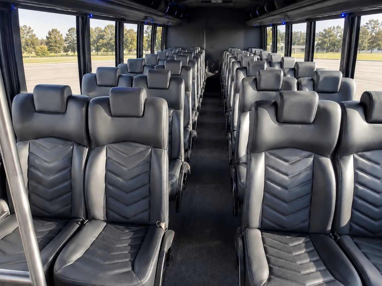 15 passenger minibus inside