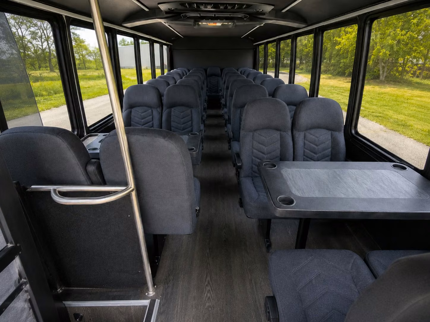 15 passenger minibus interior