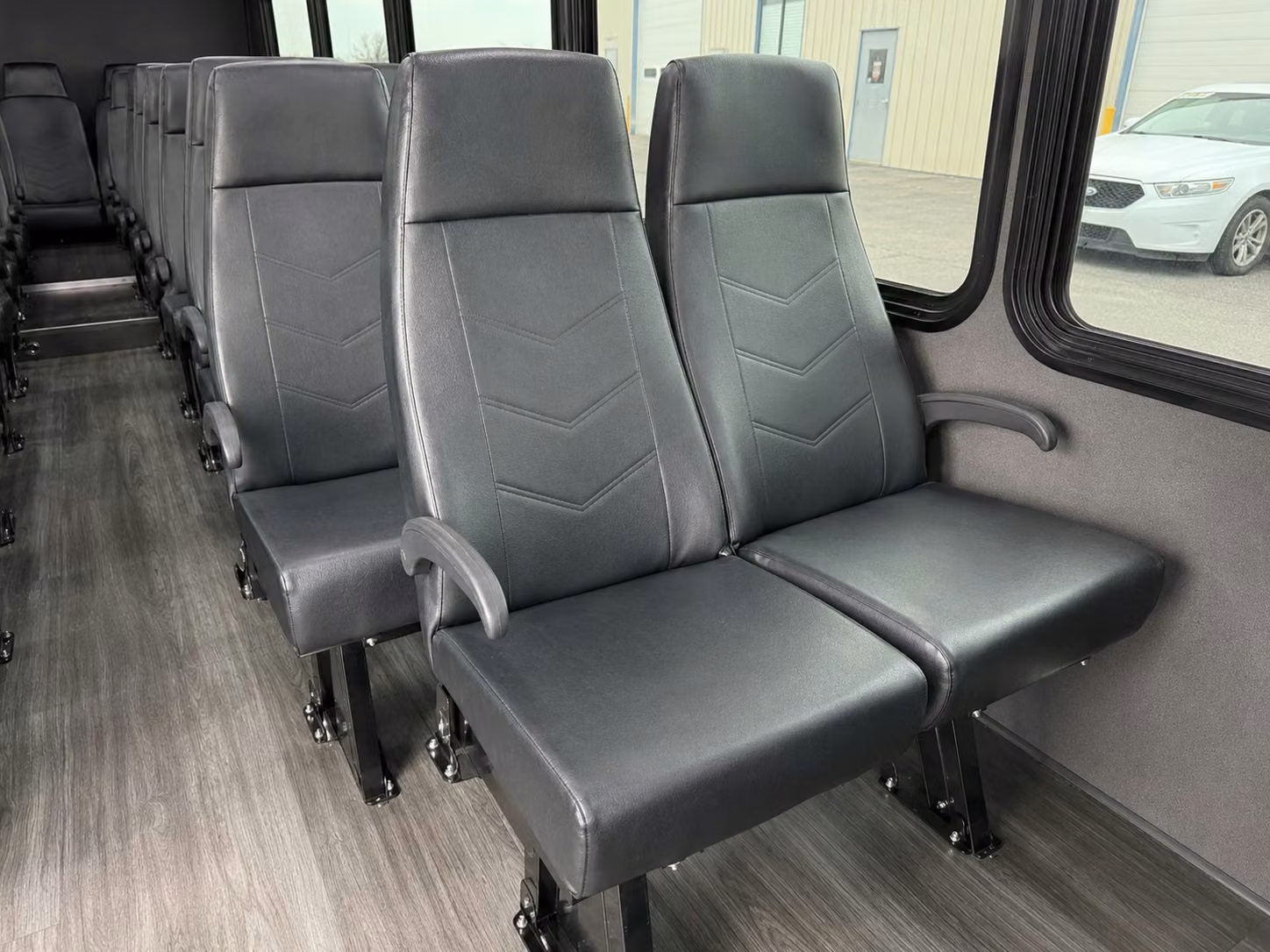 18 passenger minibus inside