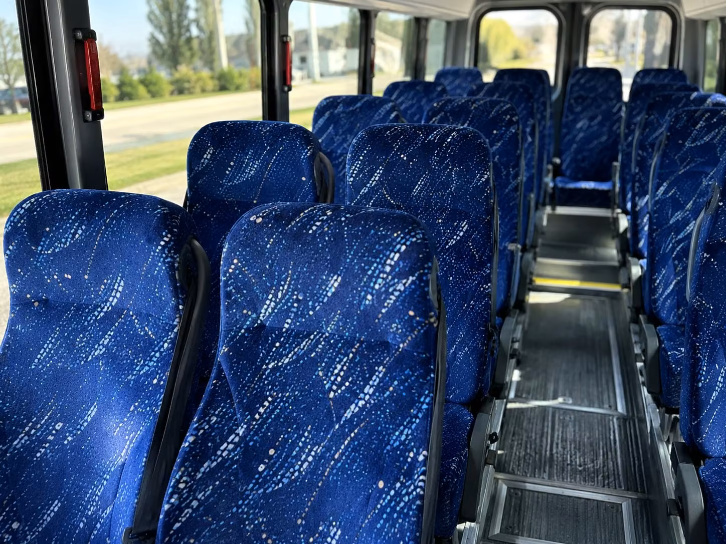 18 passenger minibus interior