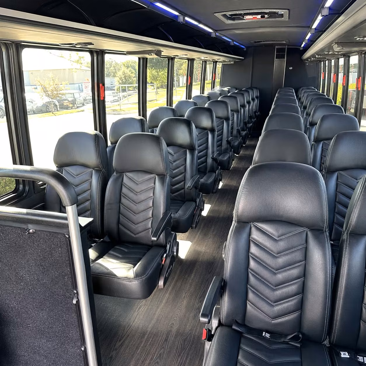 25 passenger minibus interior