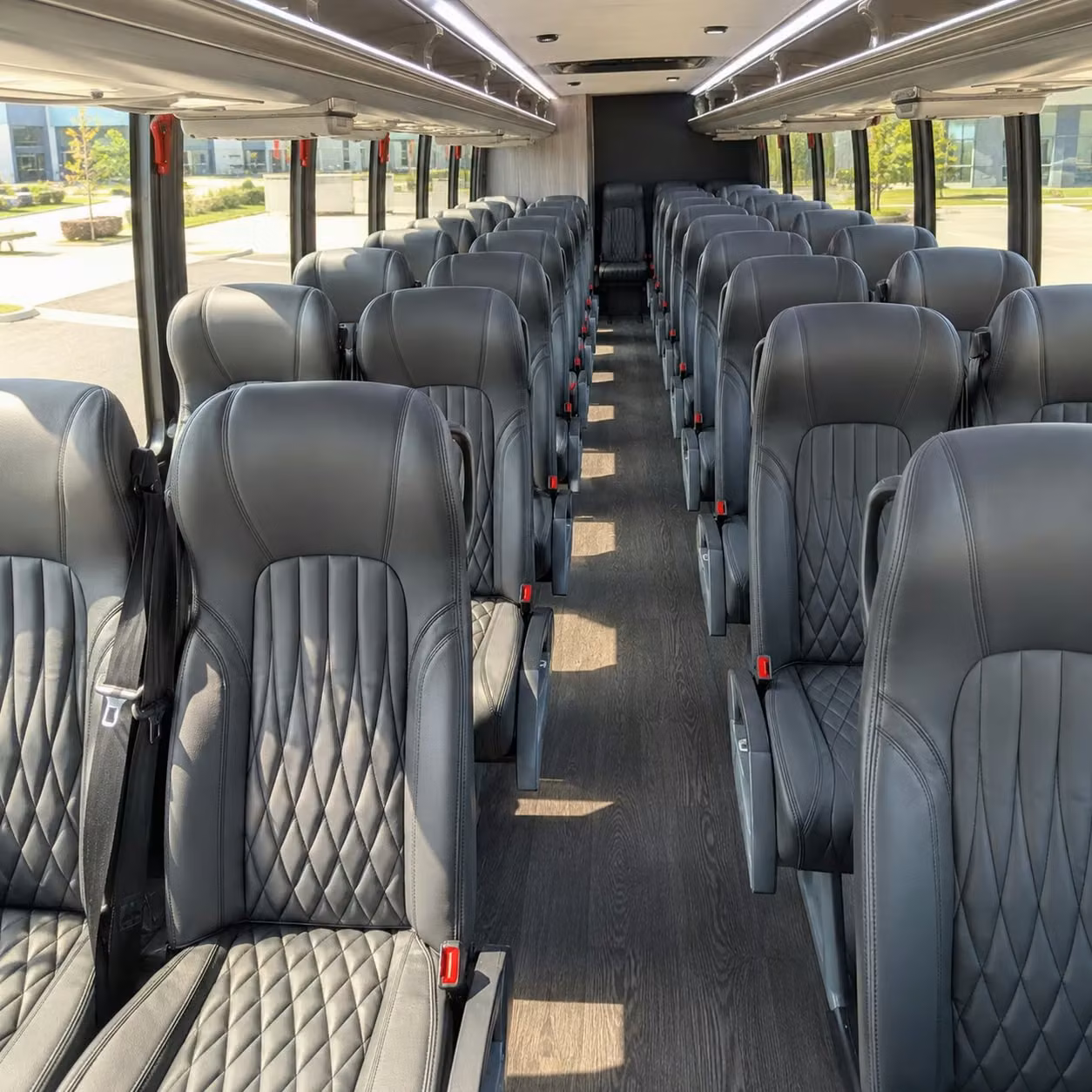 28 passenger minibus inside