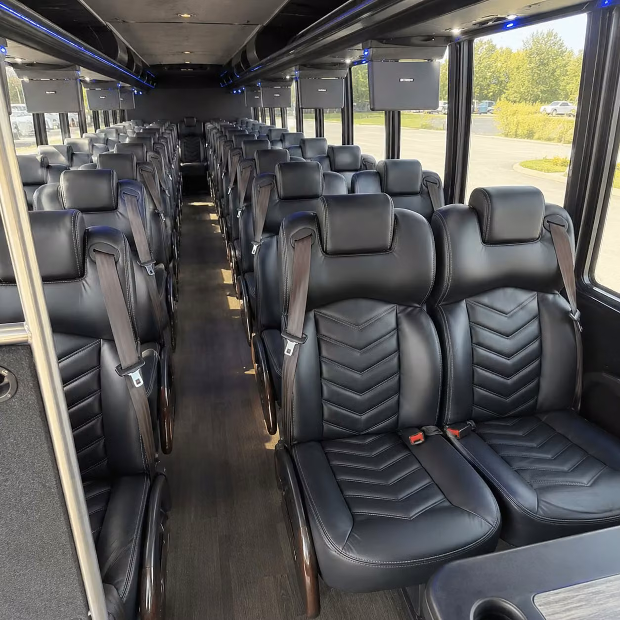 30 passenger minibus inside