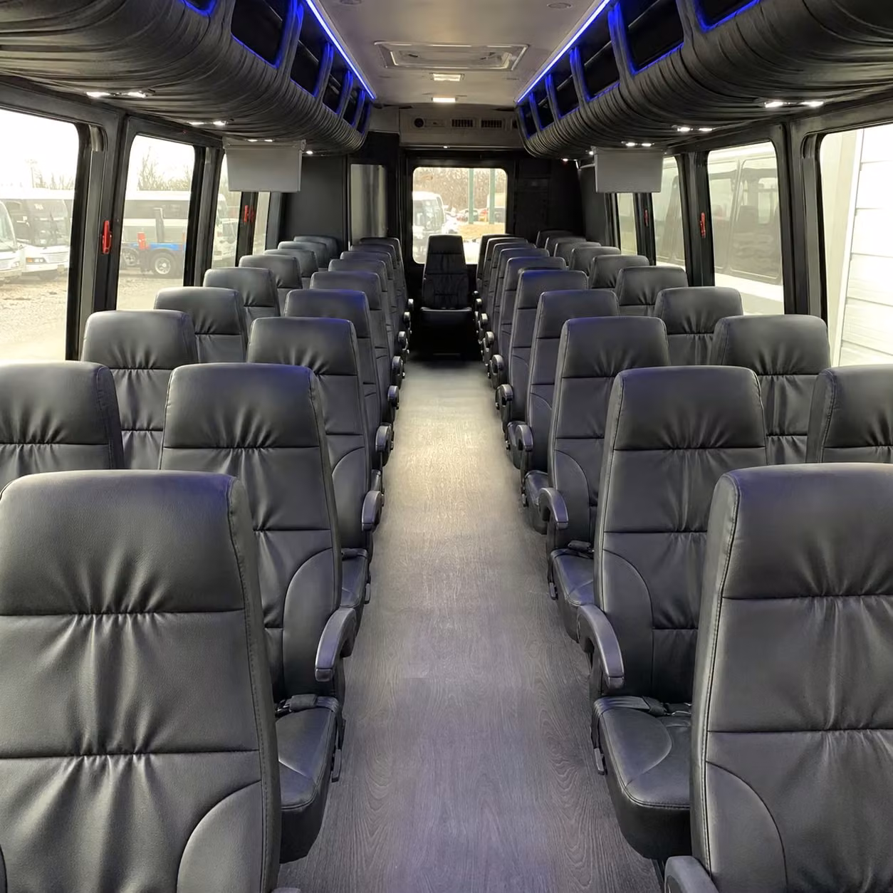 35 passenger minibus inside