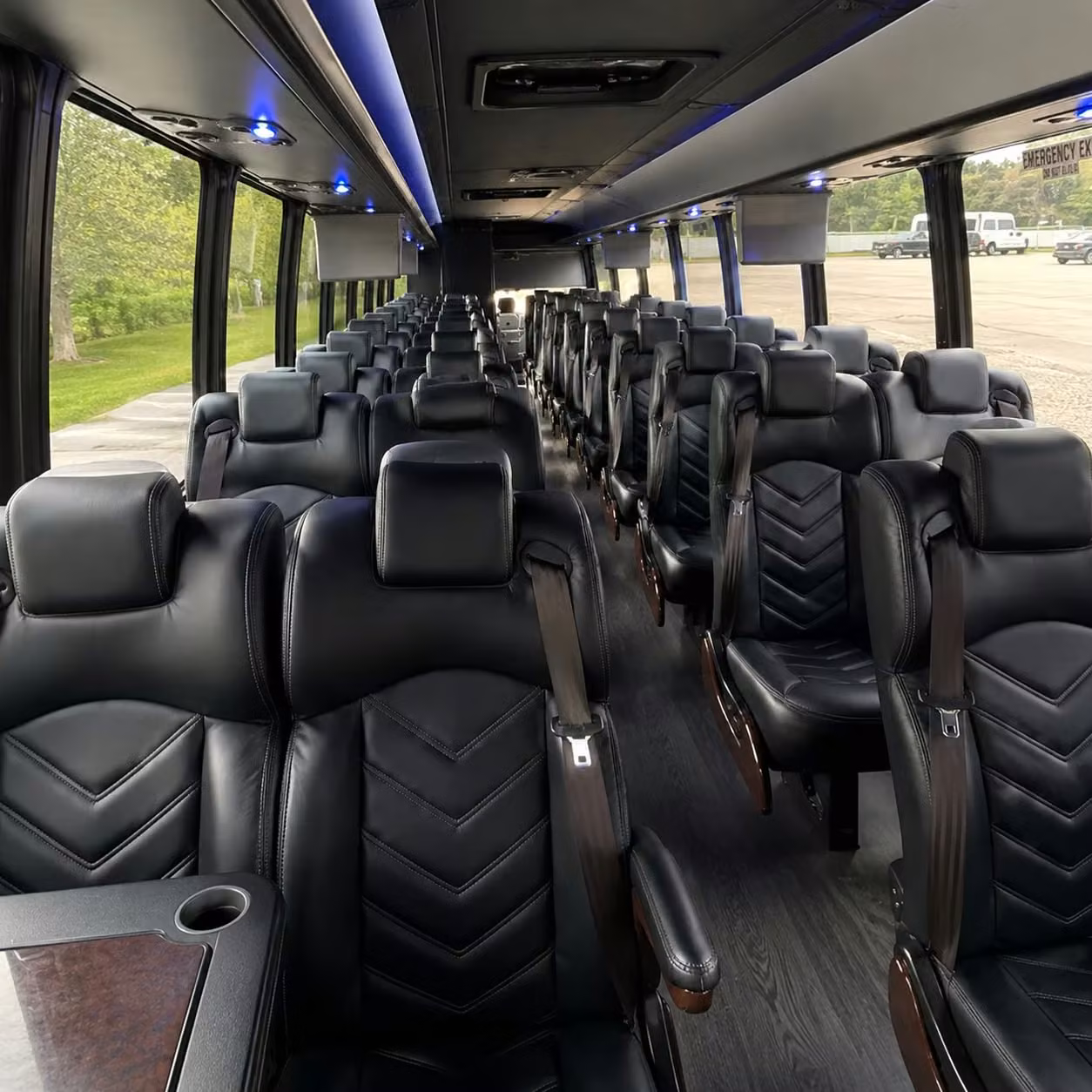 35 passenger minibus interior