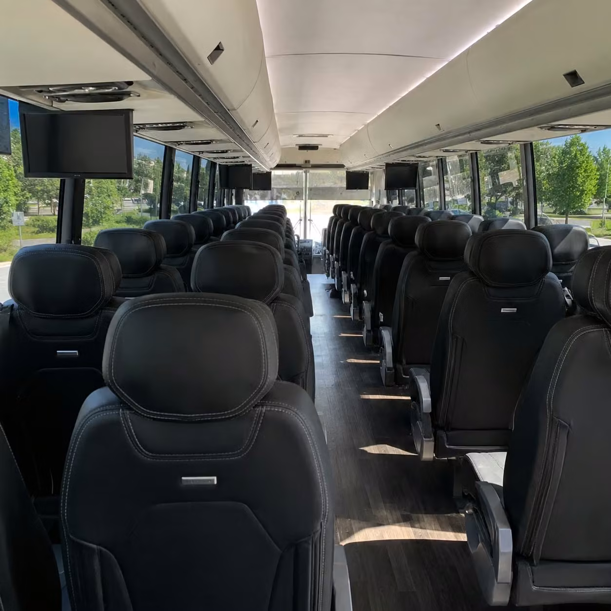 inglewood charter bus interior