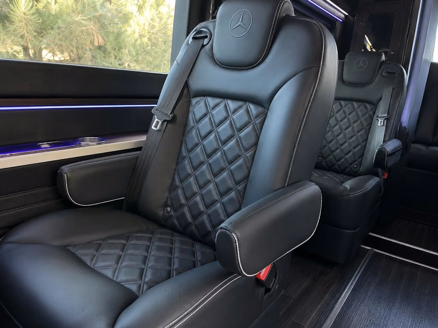 sprinter van with driver interior